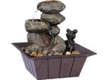 Polyresin-Brunnen mit Pumpe