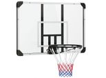 SPORTNOW Basketballkorb Basketballbrett mit Korb Wandmontage für Outdoor, Stahl