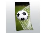 Fußball Velourstuch, Größe: 150 x 75 cm
