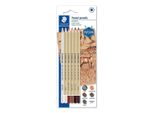 Staedtler 100P-SBK6 Matita Colorata Staedtler Mars Lumograph Pastello, Confezione Blister Da 6 Pezzi