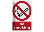 Vianmo Insegna Di Latta 30X20 Cm No Smoking