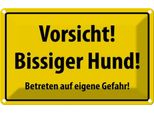Vianmo Insegna Di Latta 12X18 Cm Warnschild Vorsicht Bissiger Hund