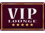 Vianmo Insegna Di Latta 20X30 Cm Vip Lounge 5 Sterne