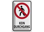 Vianmo Insegna Di Latta 30X20 Cm Kein Durchgang