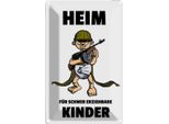 Vianmo Insegna Di Latta 30X20 Cm Heim FüR Schwer Erziehbare Kinder