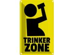 Vianmo Insegna Di Latta 30X20 Cm Alkohol Trinkerzone