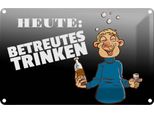 Vianmo Insegna Di Latta 20X30 Cm Alkohol Heute Betreutes Trinken