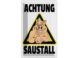 Vianmo Insegna Di Latta 30X20 Cm Tiere Schwein Achtung Saustall
