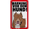 Vianmo Insegna Di Latta 30X20 Cm Warnung Vor Dem Hund