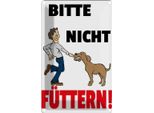Vianmo Insegna Di Latta 30X20 Cm Tiere Bitte Nicht FüTtern Hund