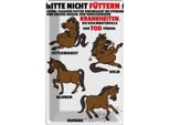 Vianmo Insegna Di Latta 30X20 Cm Bitte Nicht FüTtern Pferd Krank