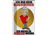 Vianmo Insegna Di Latta 18X12 Cm Ich Bin Kein Klugscheisser
