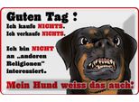 Vianmo Insegna Di Latta 20X30 Cm Kaufe Nichts Mein Hund Weiß Das