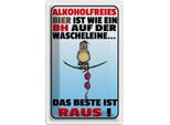 Vianmo Insegna Di Latta 30X20 Cm Alkoholfreies Bier Wie Ein Bh