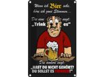 Vianmo Insegna Di Latta 30X20 Cm Wenn Ich Bier Sehe HöRe Ich 2