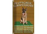 Vianmo Insegna Di Latta 30X20 Cm Deutscher SchäFerhund Hund