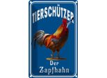 Vianmo Insegna Di Latta 18X12 Cm TierschüTzer Der Zapfhahn