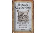 Vianmo Insegna Di Latta 30X20 Cm Britische Kurzhaarkatze