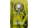 Vianmo Insegna Di Latta 30X20 Cm Golf Ist Meine Therapie