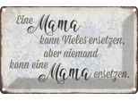 Vianmo Insegna Di Latta 12X18 Cm Mama Kann Vieles Ersetzen Aber