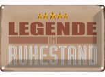 Vianmo Insegna Di Latta 20X30 Cm Legende Im Ruhestand