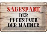 Vianmo Insegna Di Latta 20X30 Cm SäGespäNe Feenstaub Der MäNner
