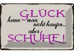 Vianmo Insegna Di Latta 20X30 Cm GlüCk Nicht Kaufen Aber Schuhe