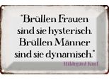Vianmo Insegna Di Latta 20X30 Cm BrüLlen Frauen BrüLlen MäNner