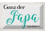 Vianmo Insegna Di Latta 20X30 Cm Ganz Der Papa Nur Lieber