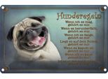Vianmo Insegna Di Latta 20X30 Cm Hunderegeln Wenn Ich Es Mag
