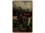 Vianmo Insegna Di Latta 30X20 Cm Baseball Usa Schlagmann