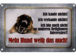 Vianmo Insegna Di Latta 20X30 Cm Kaufe Nichts Mein Hund Weiß