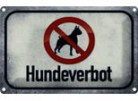 Vianmo Insegna Di Latta 20X30 Cm Hund Hundeverbot