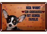Vianmo Insegna Di Latta 20X30 Cm Hund Hier Wohnt Ein Chihuahua