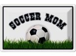 Vianmo Insegna Di Latta 20X30 Cm FußBall Soccer Mom FußBall Mutter