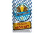 Vianmo Insegna Di Latta 30X20 Cm Bayern Biergarten Wir Haben GeöFfnet