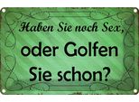 Vianmo Insegna Di Latta 20X30 Cm Haben Sie Noch Sex Oder Golfen