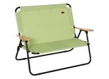 Outsunny Sedia Da Campeggio 2 Posti Pieghevole Sedia Da Giardino Portatile Sedia Da Regista Sedia Pieghevole Con Portabicchieri Per Picnic All'aperto Escursioni