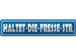 Vianmo Insegna Di Latta 10X46 Cm Haltet Die Fresse StraßE