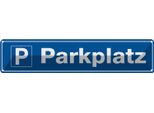 Vianmo Insegna Di Latta 10X46 Cm Parkplatz Parken