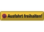 Vianmo Insegna Di Latta 10X46 Cm Ausfahrt Freihalten