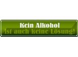 Vianmo Insegna Di Latta 10X46 Cm Kein Alkohol Ist Keine LöSung