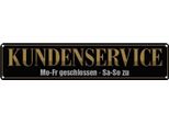 Vianmo Insegna Di Latta 10X46 Cm Kundenservice Mo-Fr Geschlossen