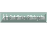 Vianmo Insegna Di Latta 10X46 Cm GeträNke - RüCkgabe Wc
