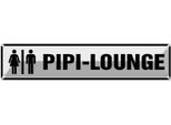 Vianmo Insegna Di Latta 10X46 Cm Pipi Lounge Mann Frau Wc