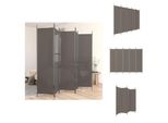 Vidaxl Paravento 5 Pezzi Antracite 250X220 Cm Tessuto - Divisorio Per Ambienti