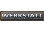 Vianmo Insegna Di Latta 10X46 Cm Gestern War Werkstatt AufgeräUmt