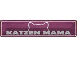 Vianmo Insegna Di Latta 10X46 Cm Katzen Mama