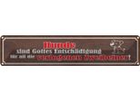 Vianmo Insegna Di Latta 10X46 Cm Hunde Sind Gottes EntshäDigung