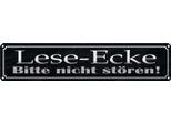 Vianmo Insegna Di Latta 10X46 Cm Lese-Ecke Bitte Nicht StöRen